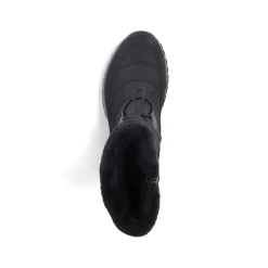 Women'S Corded Boots Night Black Ladies Ankle Boots & Boots
