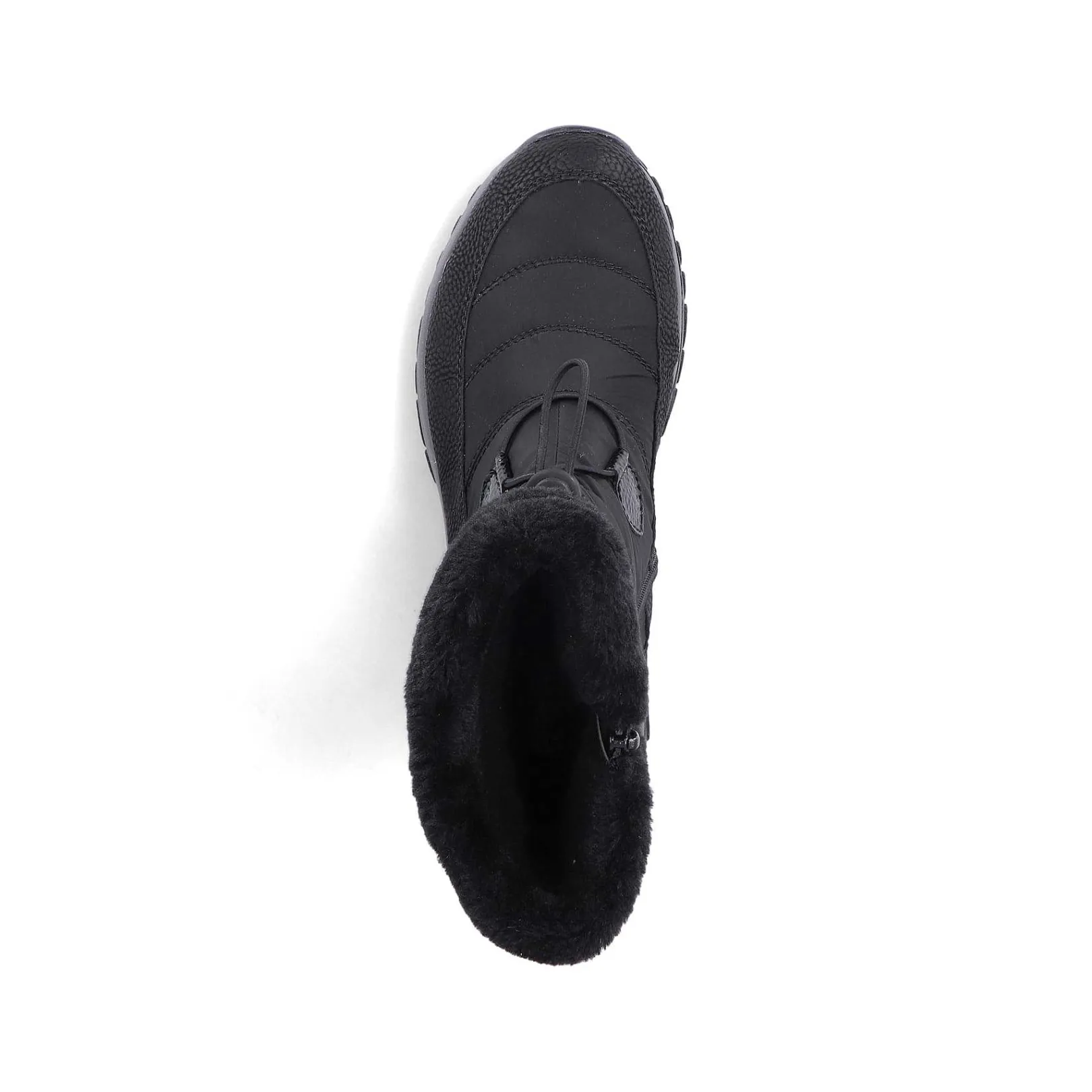 Women'S Corded Boots Night Black Ladies Ankle Boots & Boots