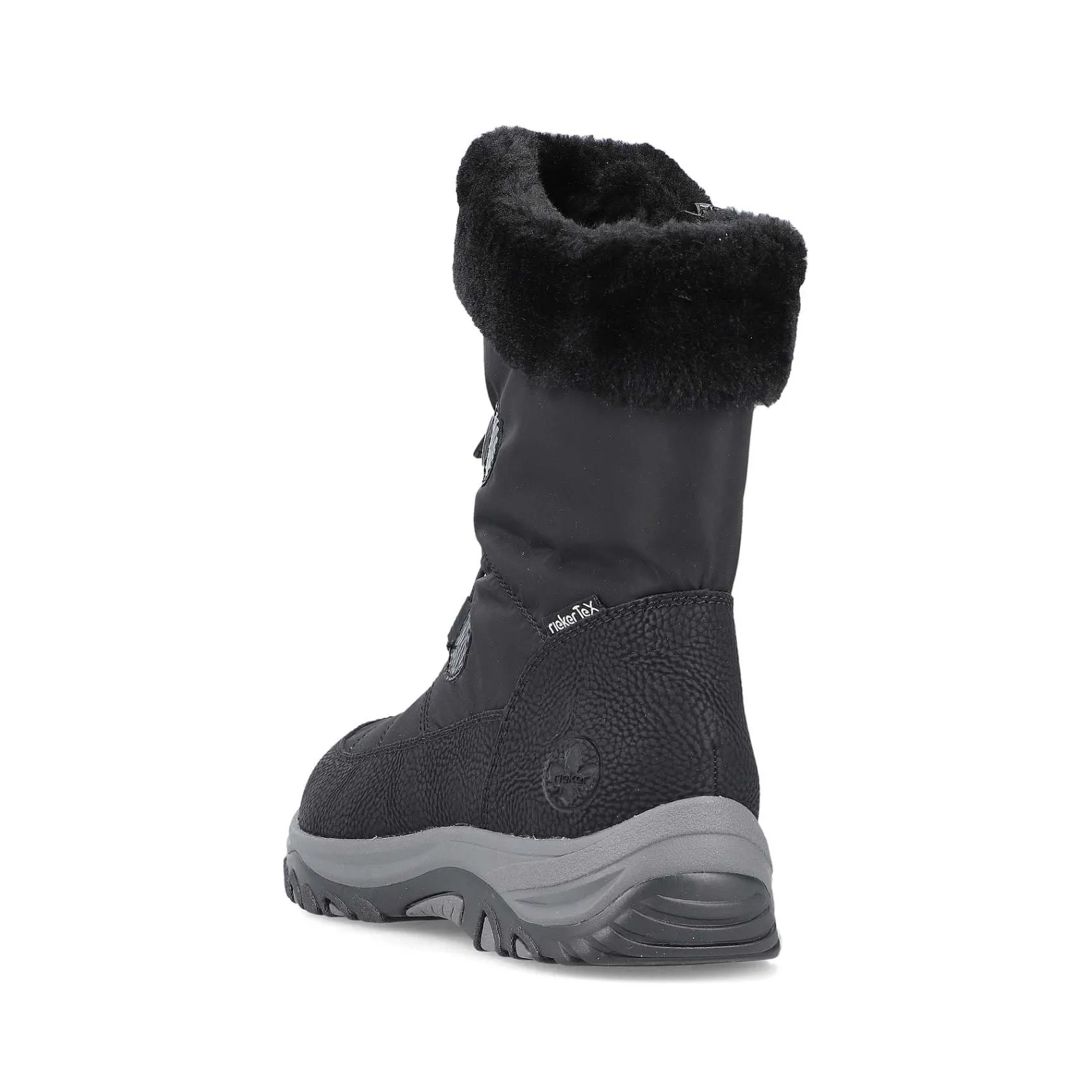 Women'S Corded Boots Night Black Ladies Ankle Boots & Boots