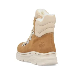 Women'S Corded Boots Nougat Brown Ladies Ankle Boots & Boots