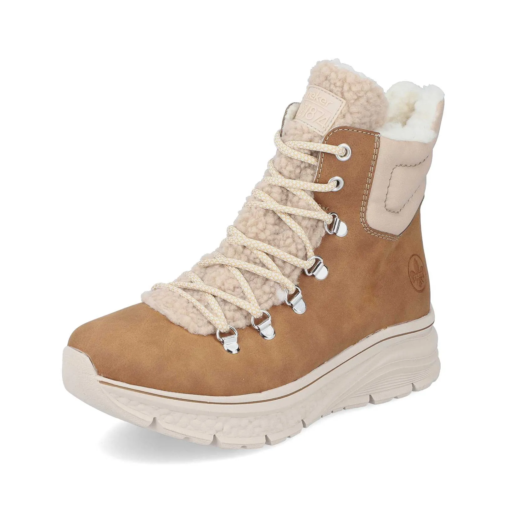 Women'S Corded Boots Nougat Brown Ladies Ankle Boots & Boots