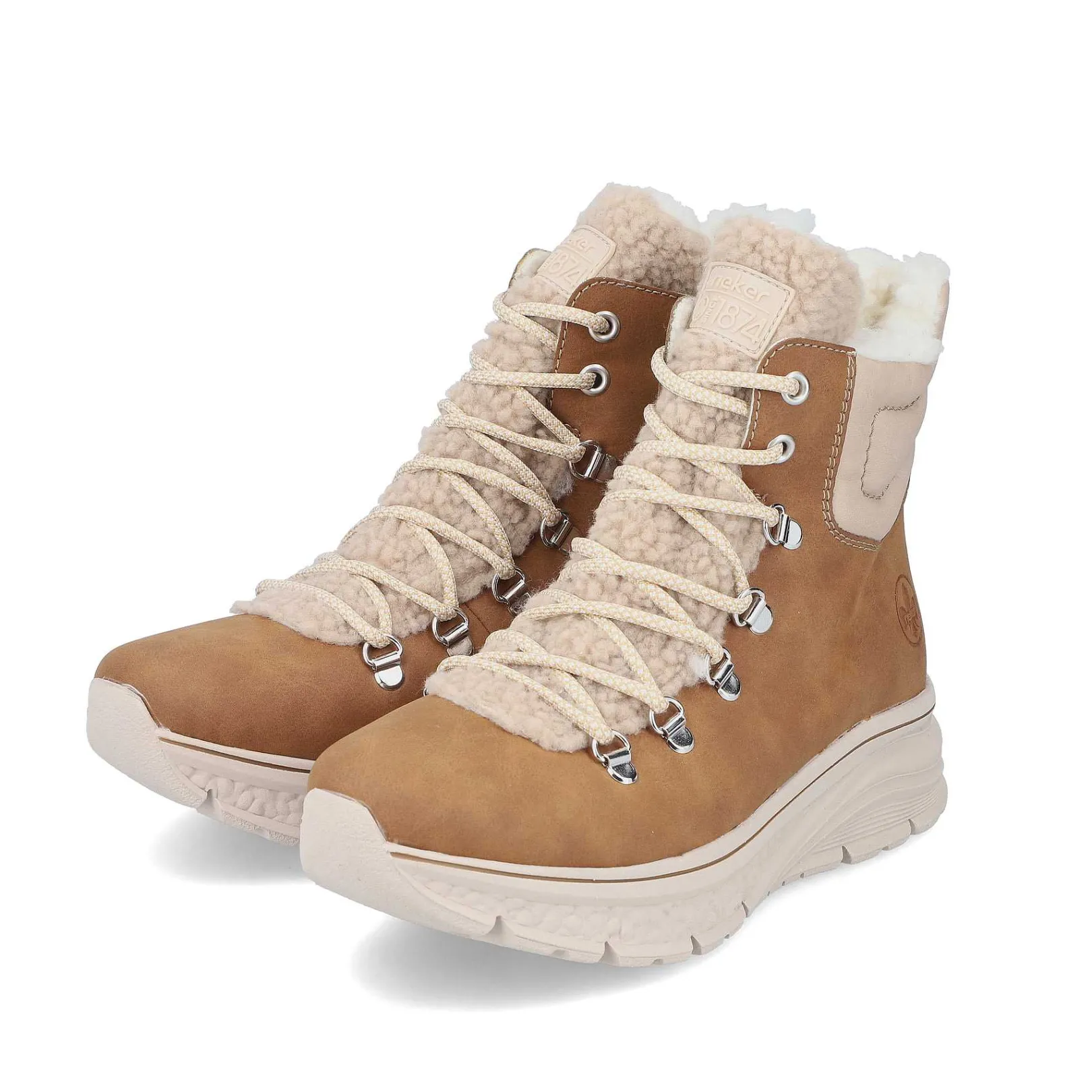 Women'S Corded Boots Nougat Brown Ladies Ankle Boots & Boots