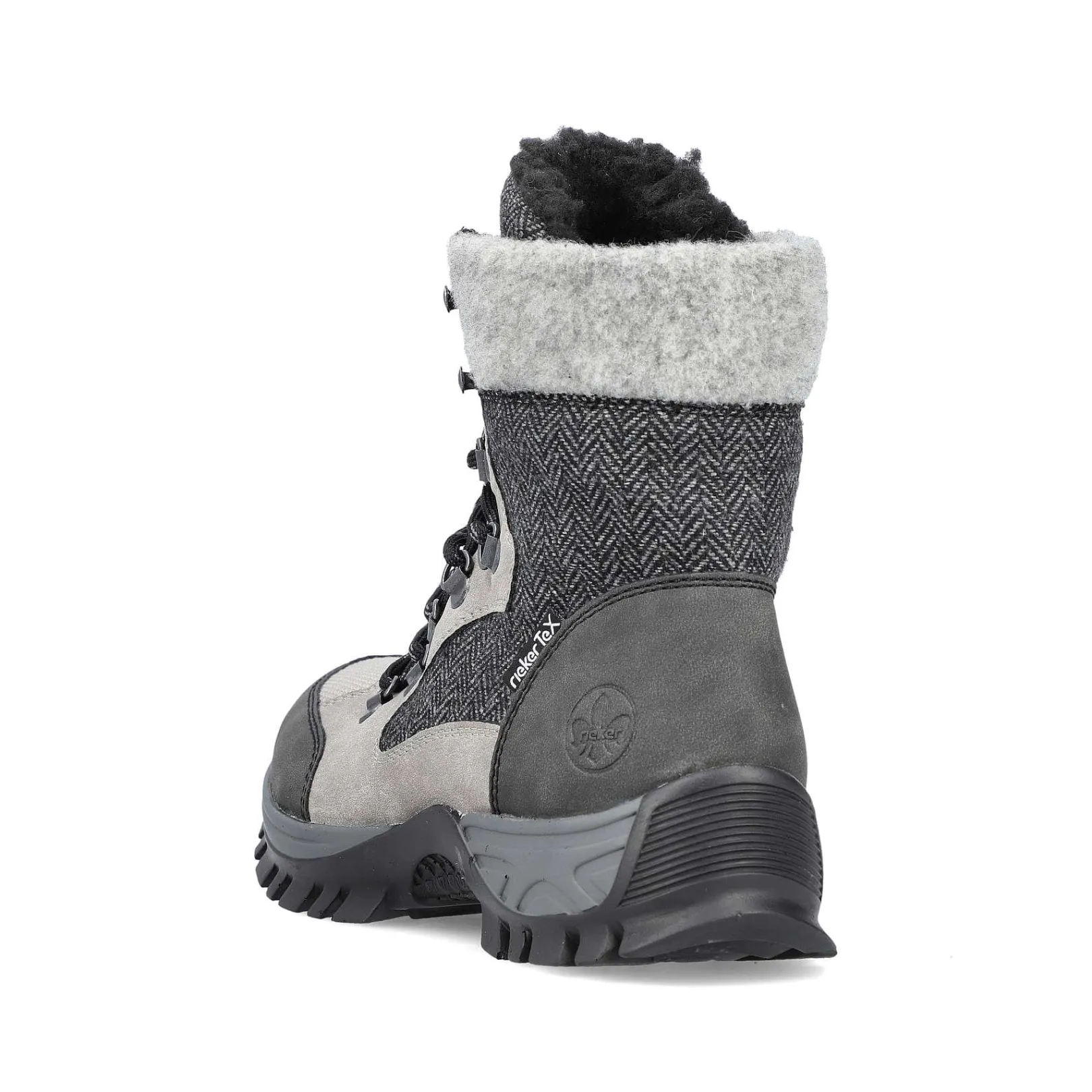 Online Women'S Corded Boots Silver Gray Ladies Ankle Boots & Boots