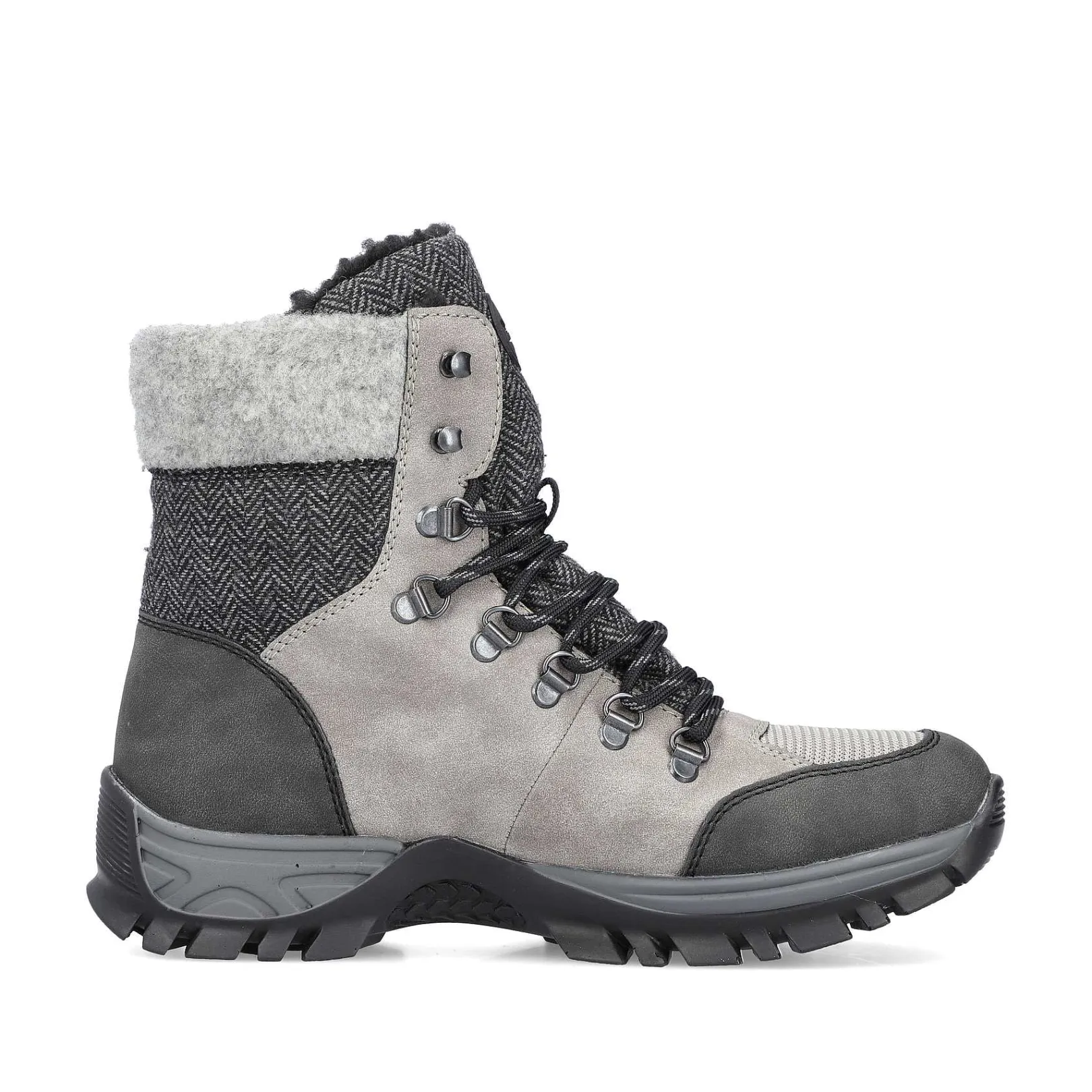Online Women'S Corded Boots Silver Gray Ladies Ankle Boots & Boots