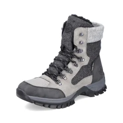 Online Women'S Corded Boots Silver Gray Ladies Ankle Boots & Boots