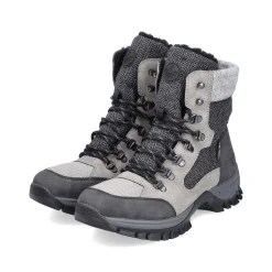 Online Women'S Corded Boots Silver Gray Ladies Ankle Boots & Boots