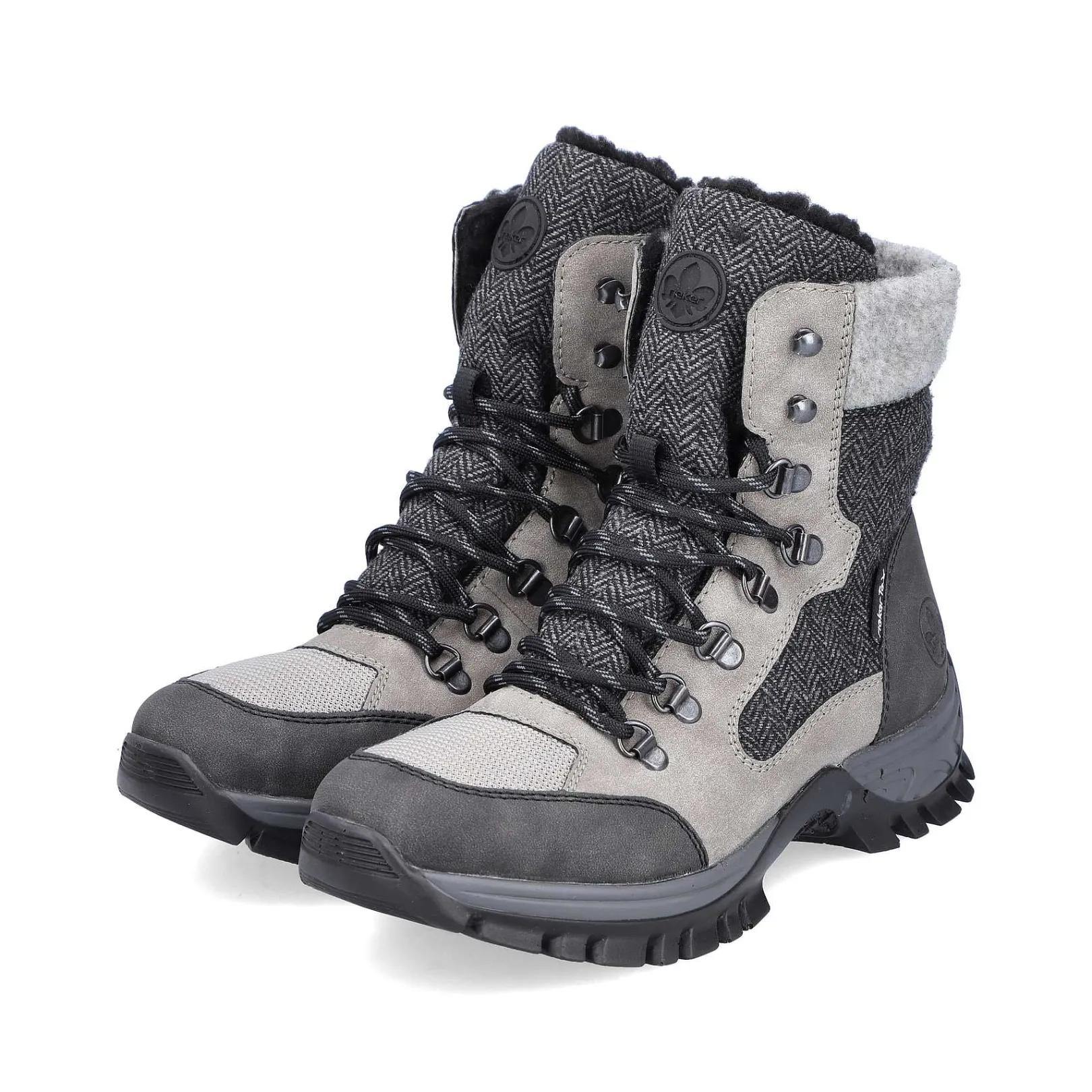 Online Women'S Corded Boots Silver Gray Ladies Ankle Boots & Boots