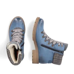 Best Women'S Corded Boots, Slate Blue Ladies Ankle Boots & Boots