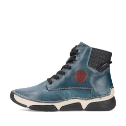 Hot Women'S Corded Boots Cyan Blue Ladies Ankle Boots & Boots