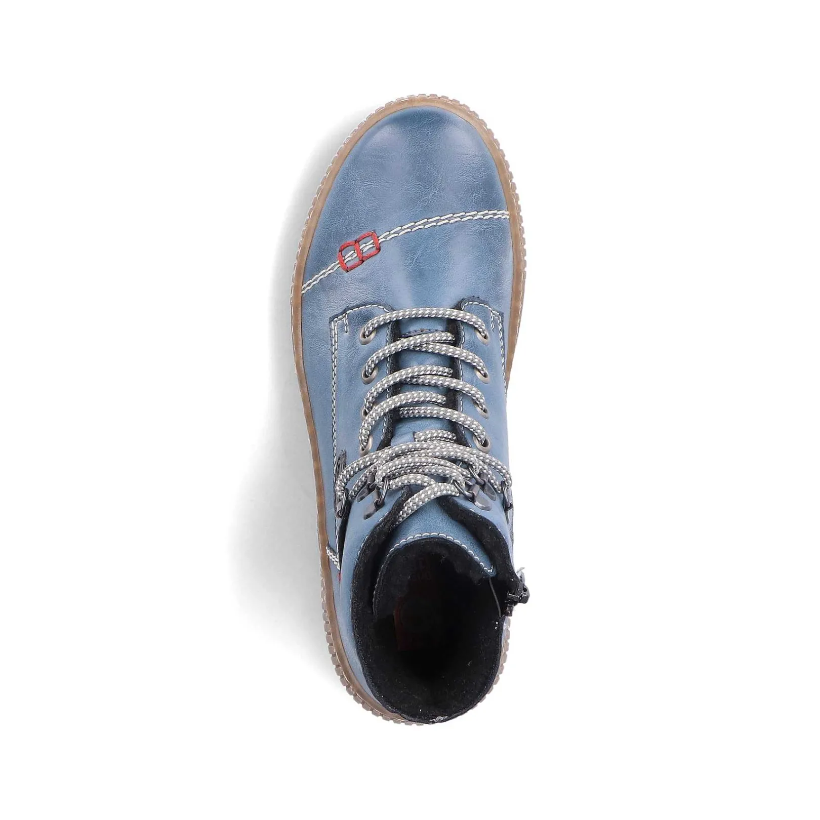 New Women'S Corded Boots Sky Blue Ladies Ankle Boots & Boots
