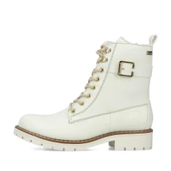 Hot Women'S Corded Boots Pure White Ladies Ankle Boots & Boots