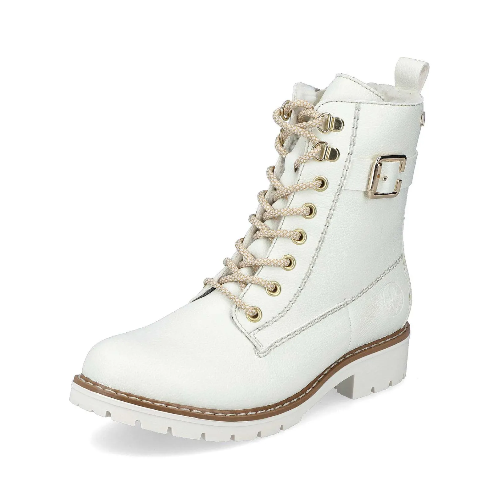 Hot Women'S Corded Boots Pure White Ladies Ankle Boots & Boots