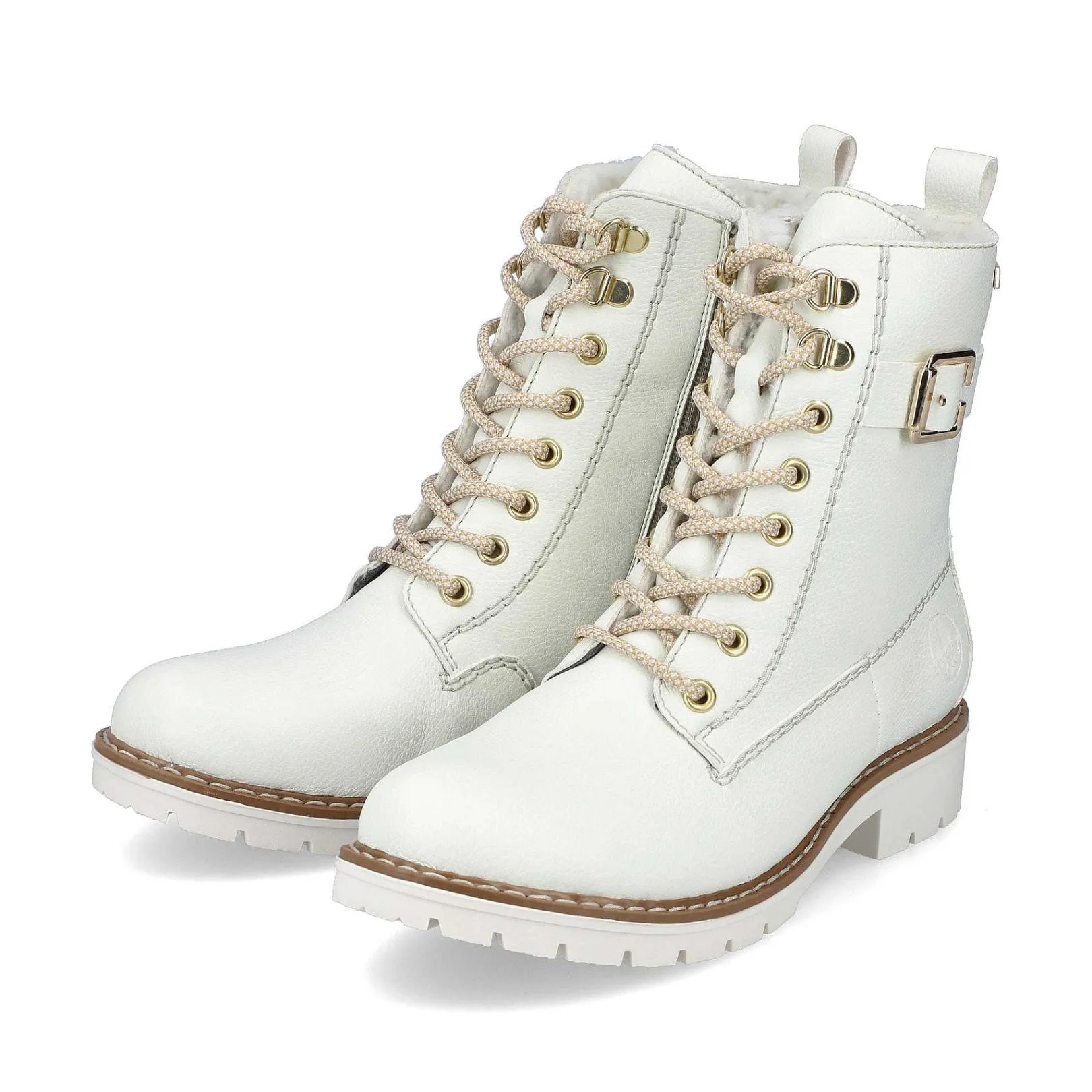 Hot Women'S Corded Boots Pure White Ladies Ankle Boots & Boots