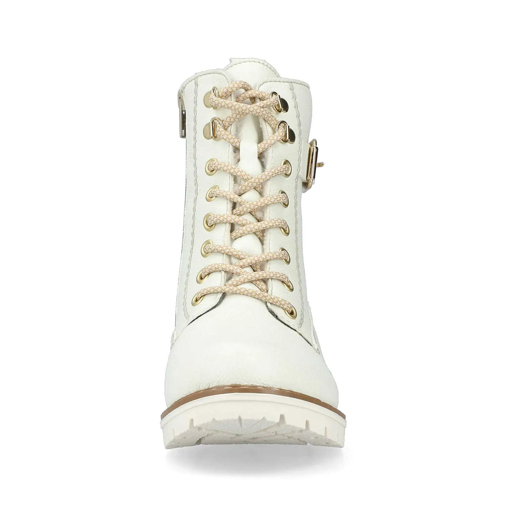 Hot Women'S Corded Boots Pure White Ladies Ankle Boots & Boots