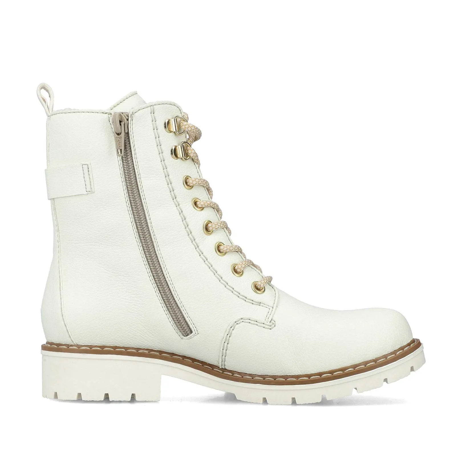 Hot Women'S Corded Boots Pure White Ladies Ankle Boots & Boots