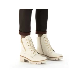 Online Women'S Corded Boots Cream Beige Ladies Ankle Boots & Boots