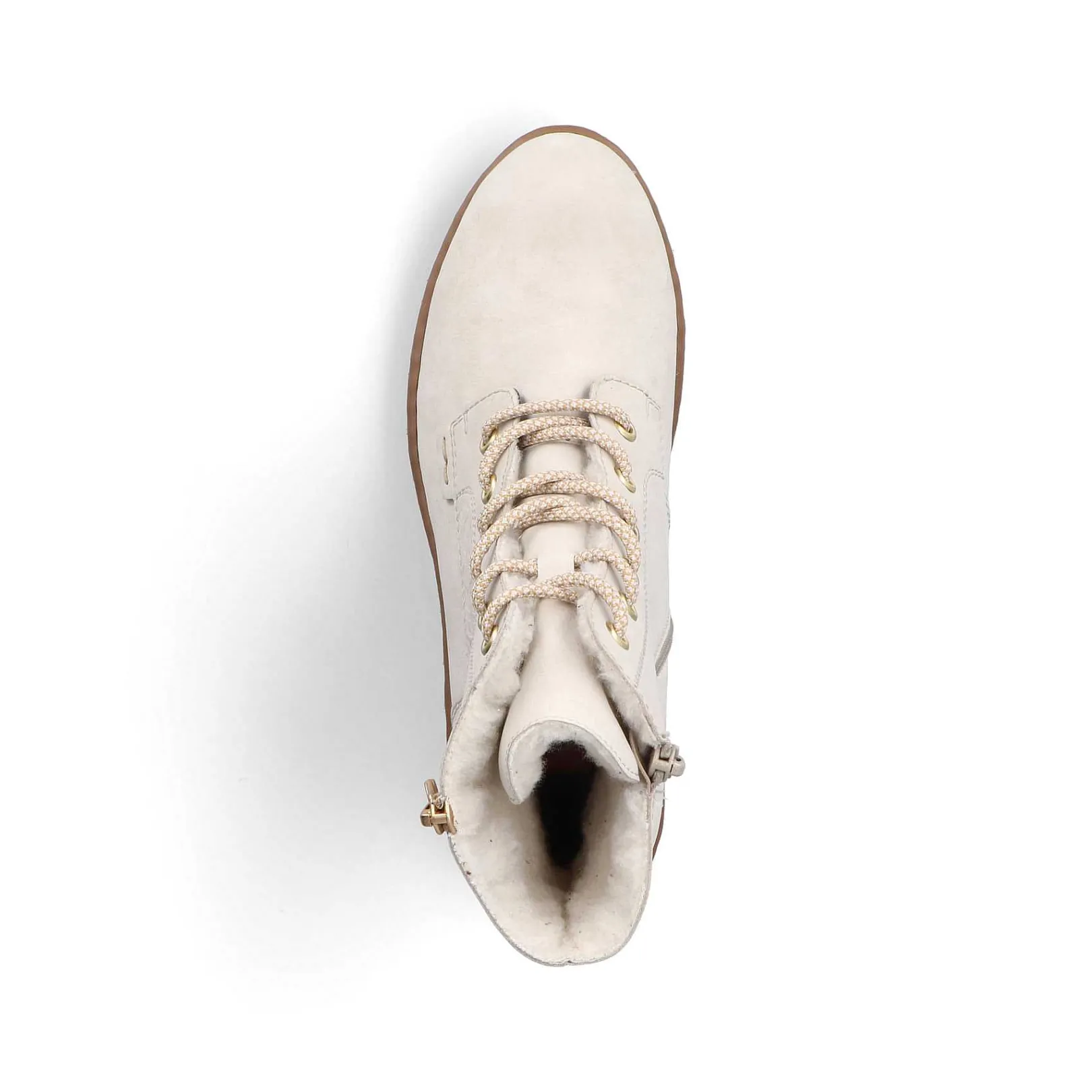 Online Women'S Corded Boots Cream Beige Ladies Ankle Boots & Boots