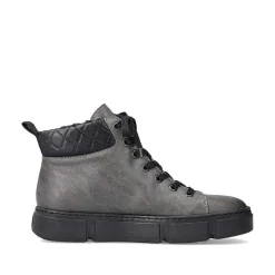 New Women'S Corded Boots Anthracite Ladies Ankle Boots & Boots