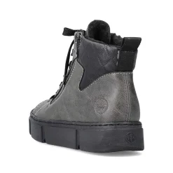 New Women'S Corded Boots Anthracite Ladies Ankle Boots & Boots