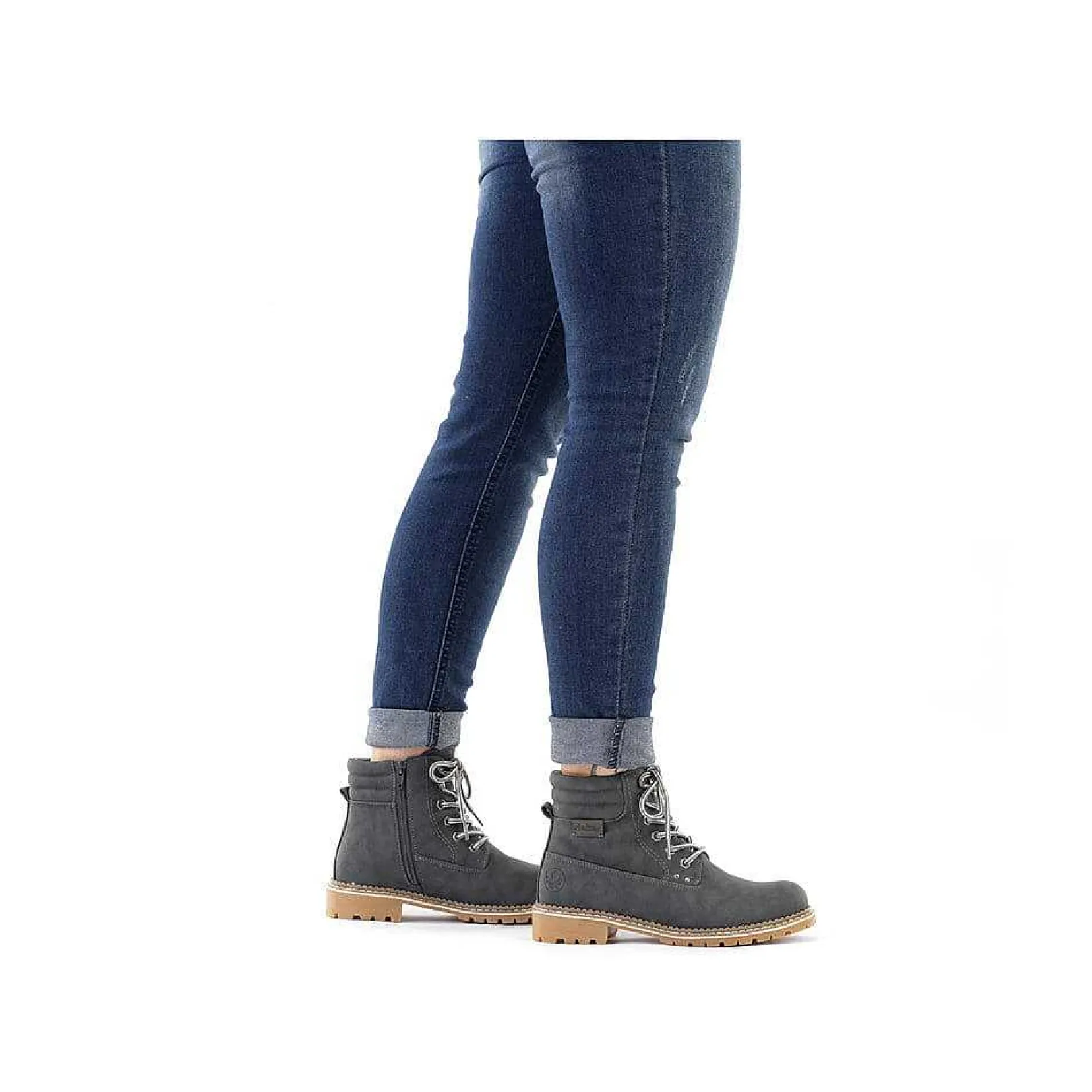 Women'S Corded Boots Granite Gray Ladies Ankle Boots & Boots
