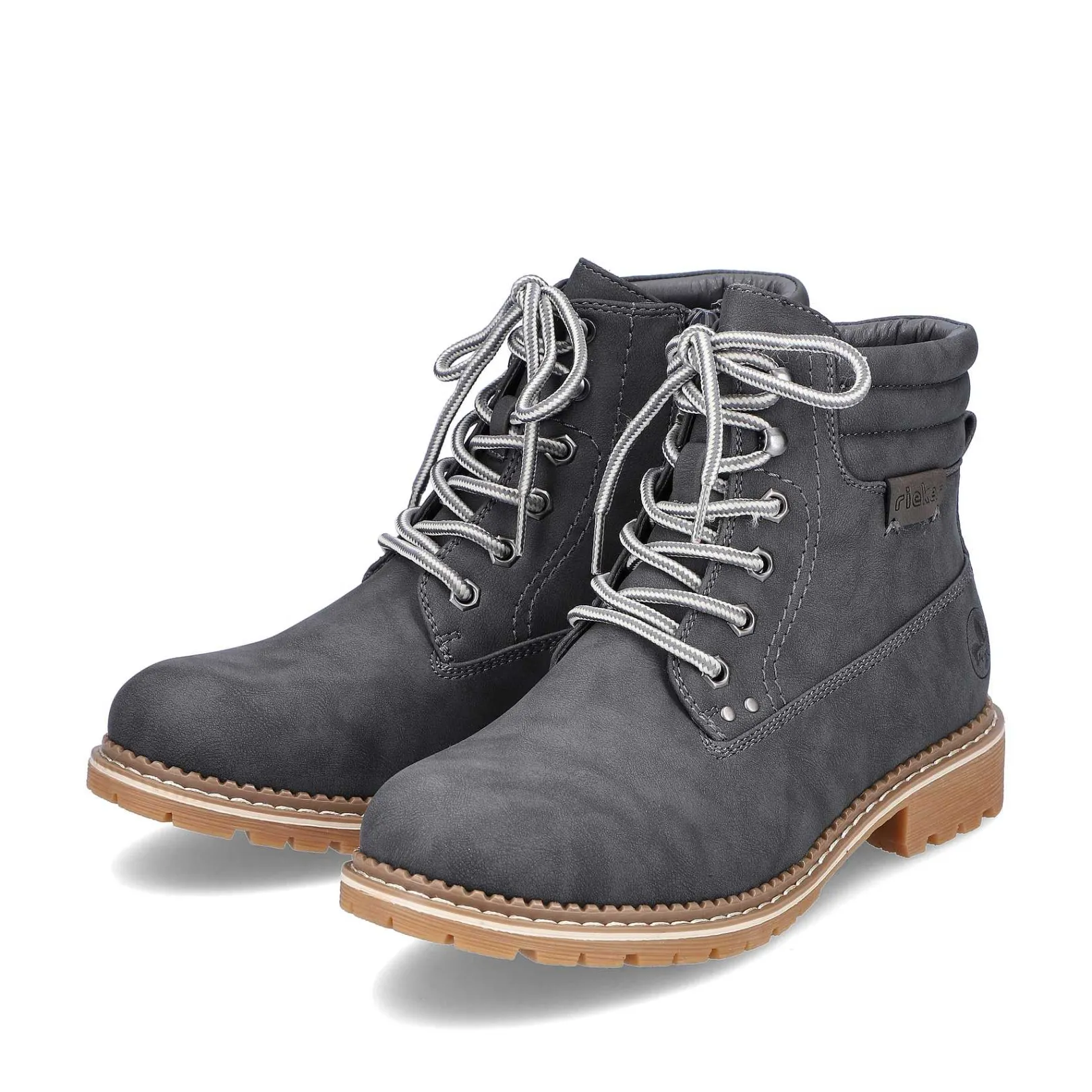 Women'S Corded Boots Granite Gray Ladies Ankle Boots & Boots
