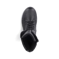 Online Women'S Corded Boots Deep Black Ladies Ankle Boots & Boots