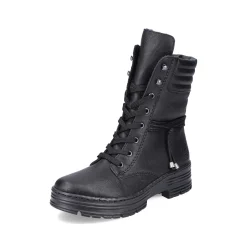 Online Women'S Corded Boots Deep Black Ladies Ankle Boots & Boots