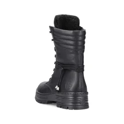 Online Women'S Corded Boots Deep Black Ladies Ankle Boots & Boots