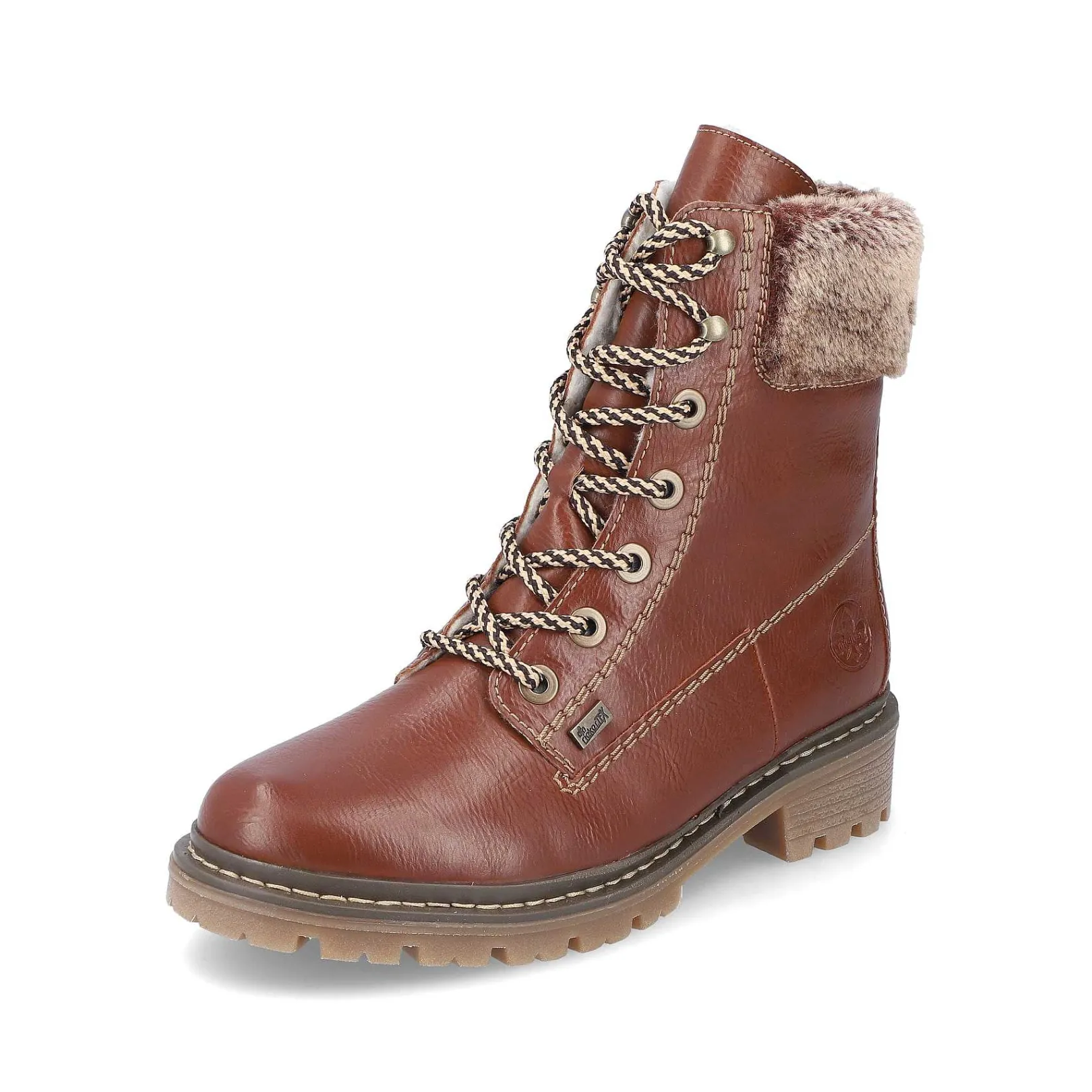 Women'S Corded Boots Fox Brown Ladies Ankle Boots & Boots
