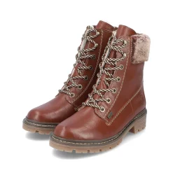 Women'S Corded Boots Fox Brown Ladies Ankle Boots & Boots