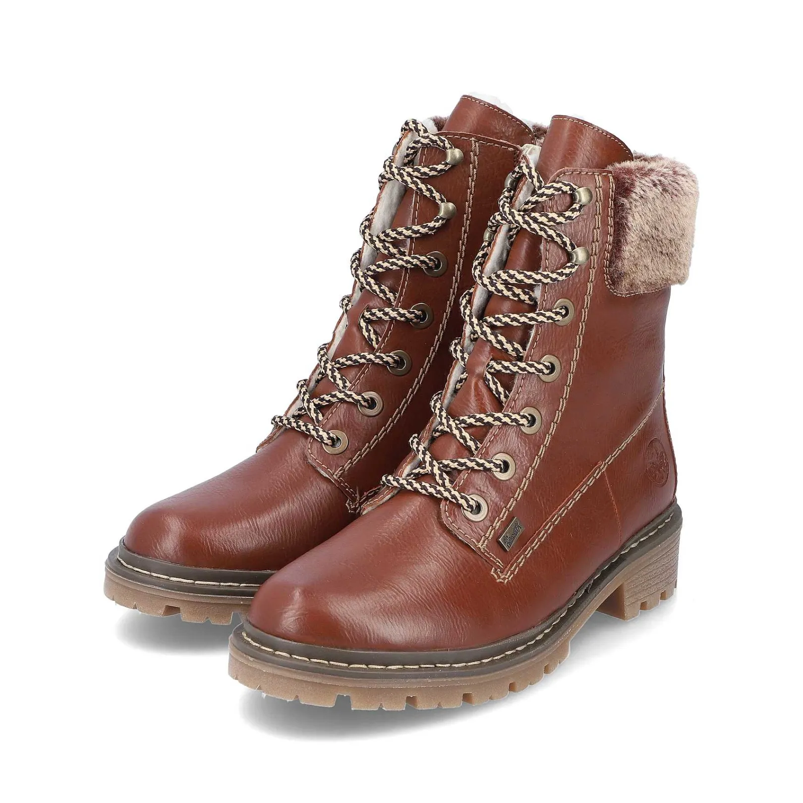 Women'S Corded Boots Fox Brown Ladies Ankle Boots & Boots