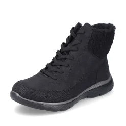Clearance Women'S Corded Boots Deep Black Ladies Ankle Boots & Boots