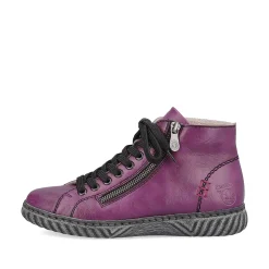 Online Women'S Corded Boots Aubergine-Black Ladies Ankle Boots & Boots