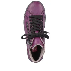 Online Women'S Corded Boots Aubergine-Black Ladies Ankle Boots & Boots