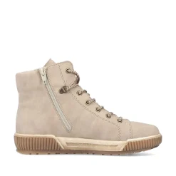 Clearance Women'S Corded Boots Cream Beige Ladies Ankle Boots & Boots