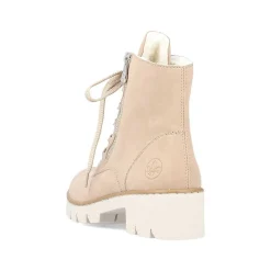 Sale Women'S Corded Boots Cream Beige Ladies Ankle Boots & Boots