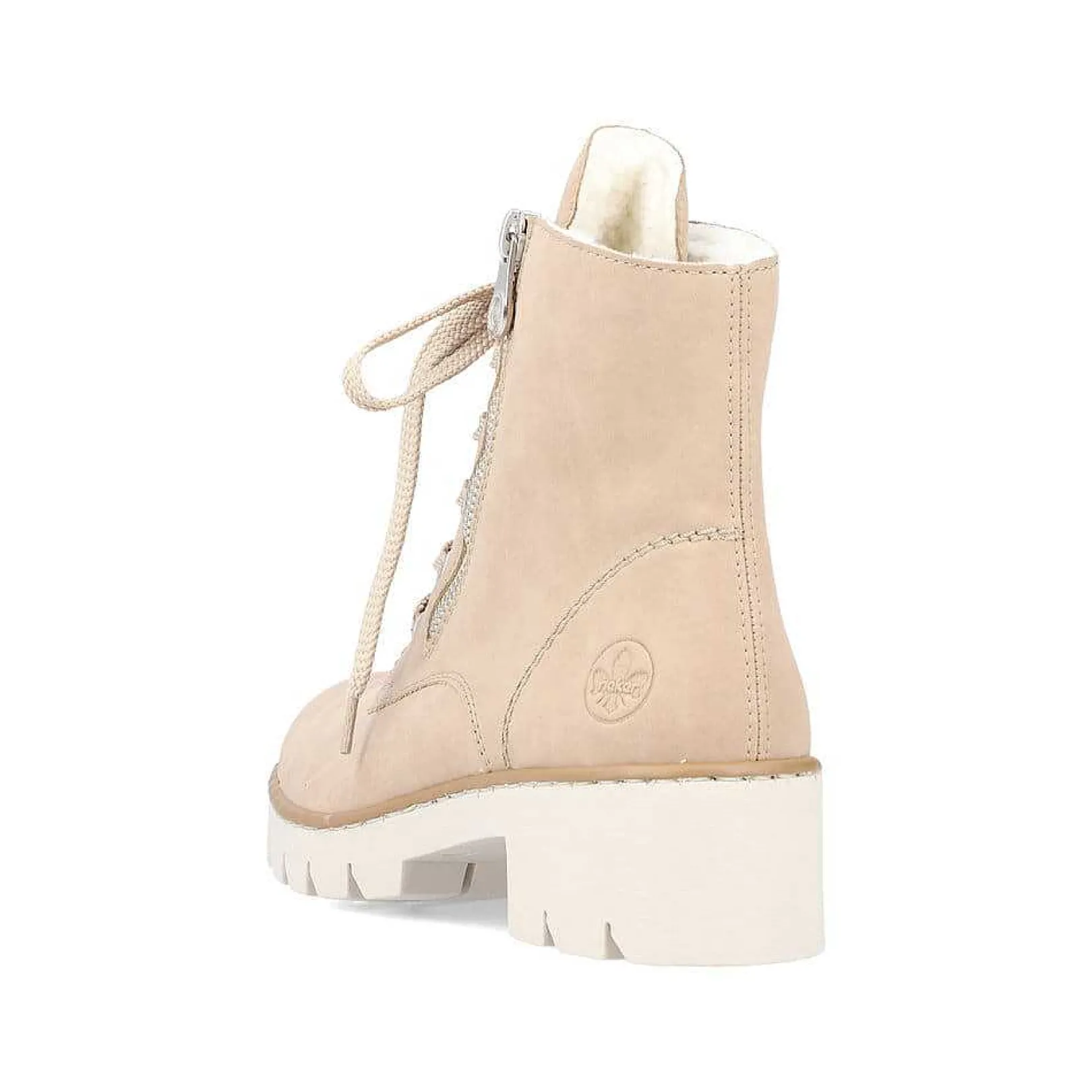 Sale Women'S Corded Boots Cream Beige Ladies Ankle Boots & Boots