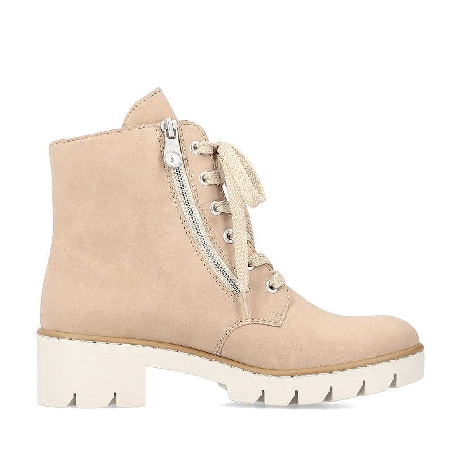 Sale Women'S Corded Boots Cream Beige Ladies Ankle Boots & Boots