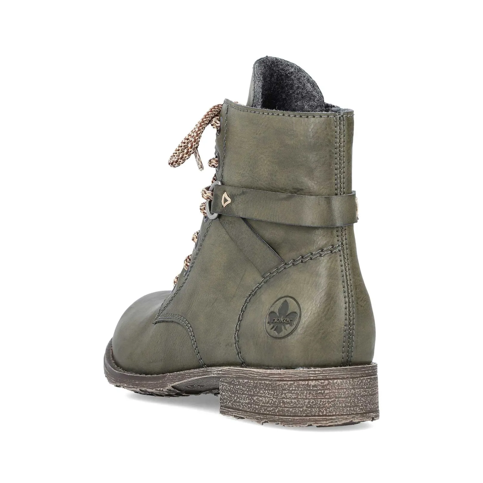 Sale Women'S Corded Boots Olive Green Ladies Ankle Boots & Boots