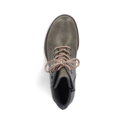 Sale Women'S Corded Boots Olive Green Ladies Ankle Boots & Boots