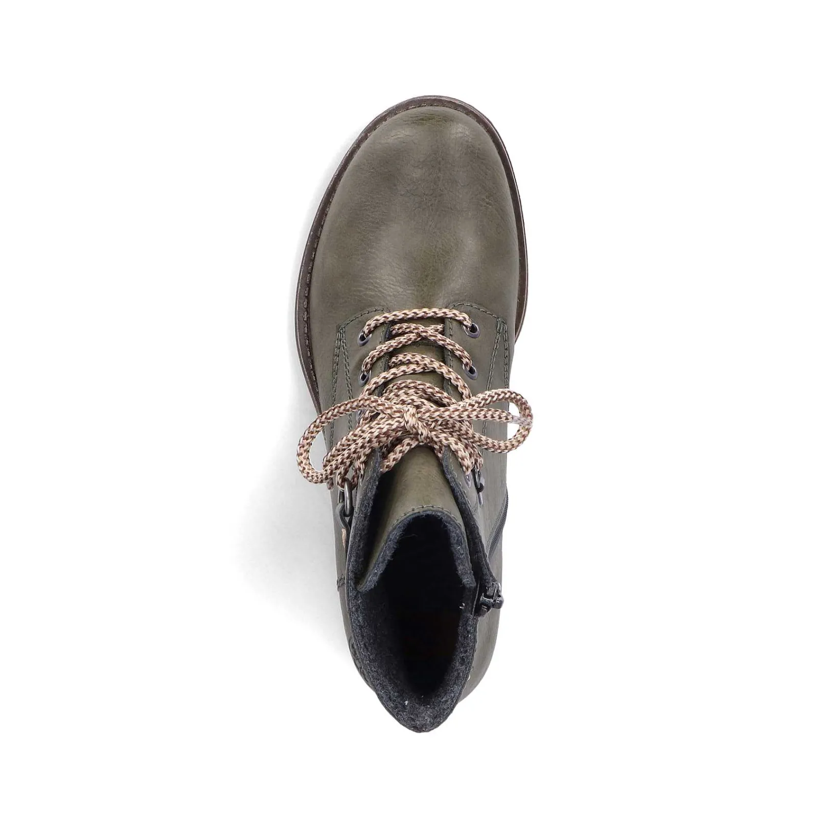 Sale Women'S Corded Boots Olive Green Ladies Ankle Boots & Boots