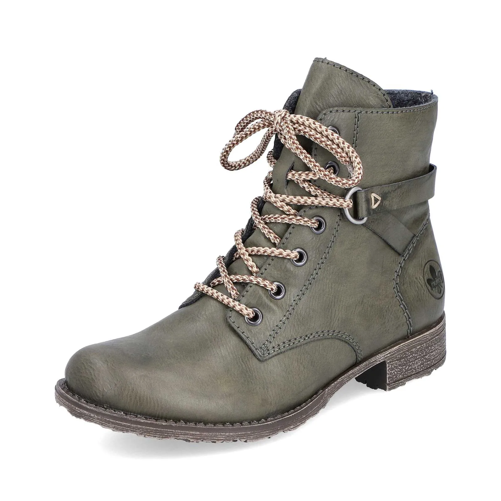 Sale Women'S Corded Boots Olive Green Ladies Ankle Boots & Boots