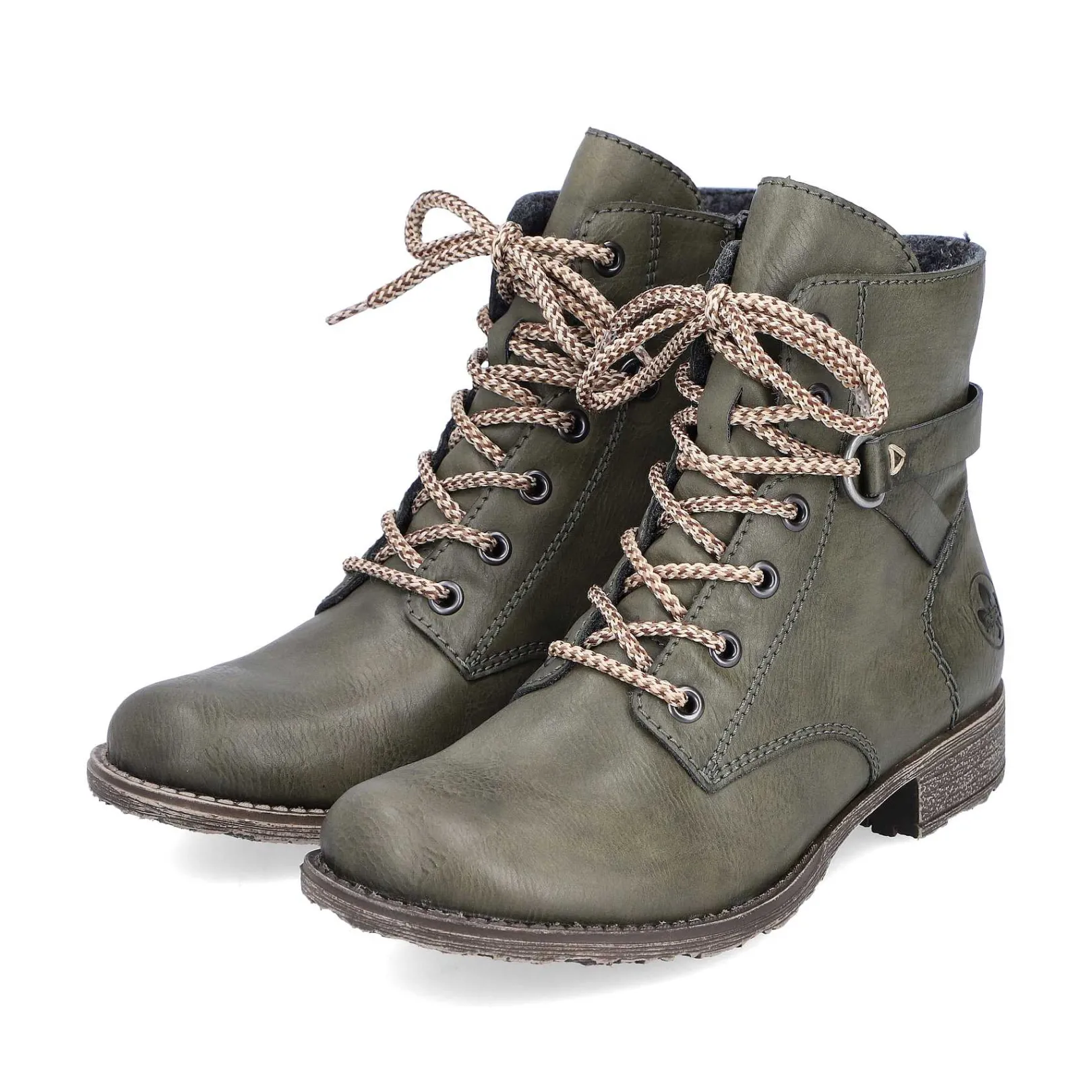 Sale Women'S Corded Boots Olive Green Ladies Ankle Boots & Boots