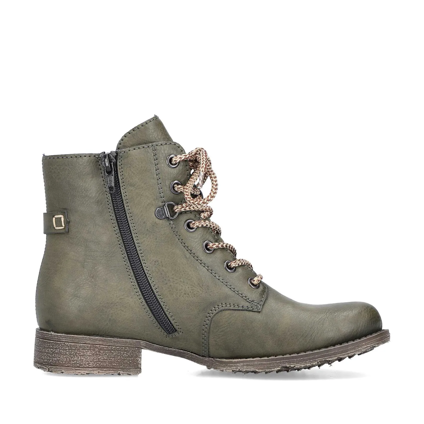 Sale Women'S Corded Boots Olive Green Ladies Ankle Boots & Boots