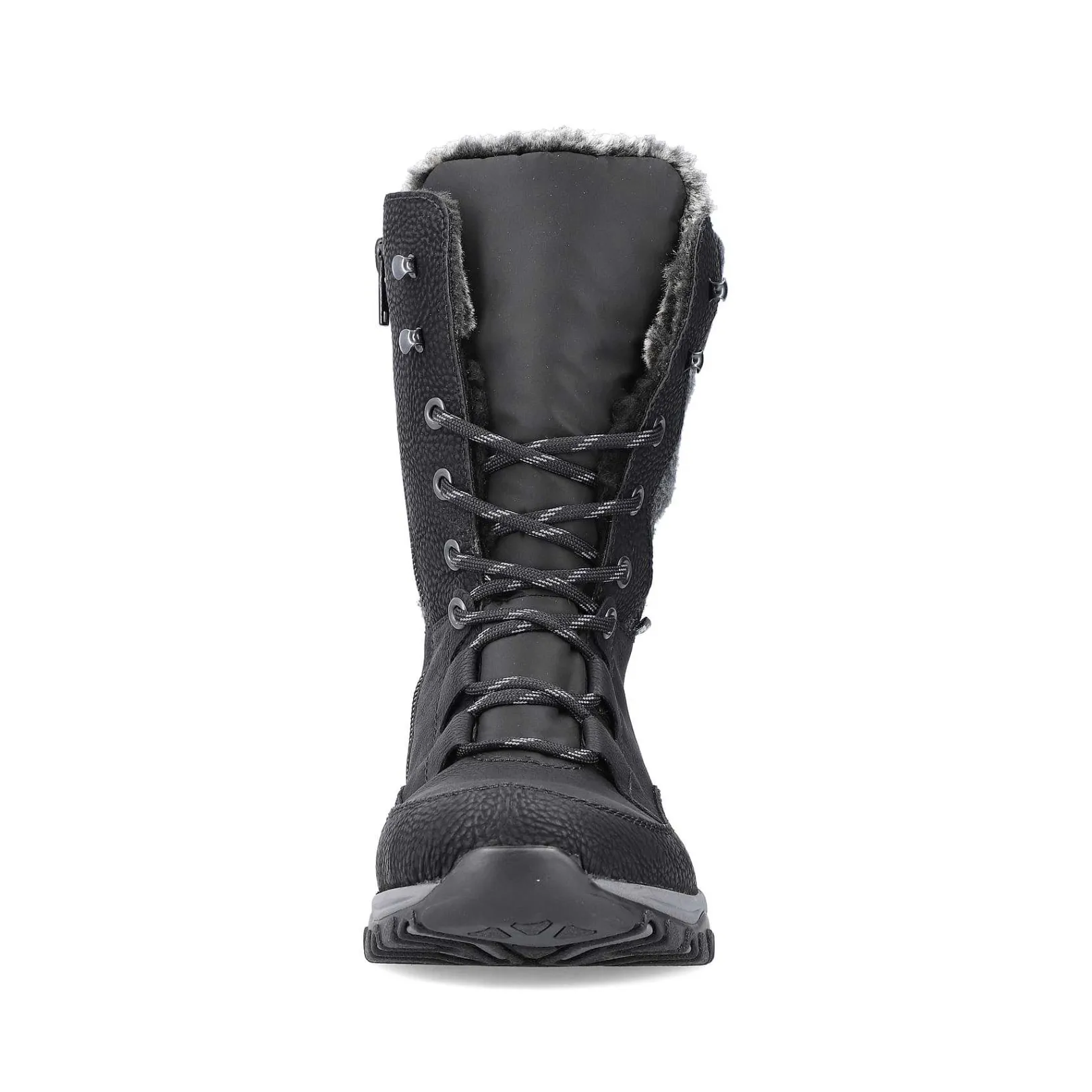 Discount Women'S Corded Boots Deep Black Ladies Ankle Boots & Boots