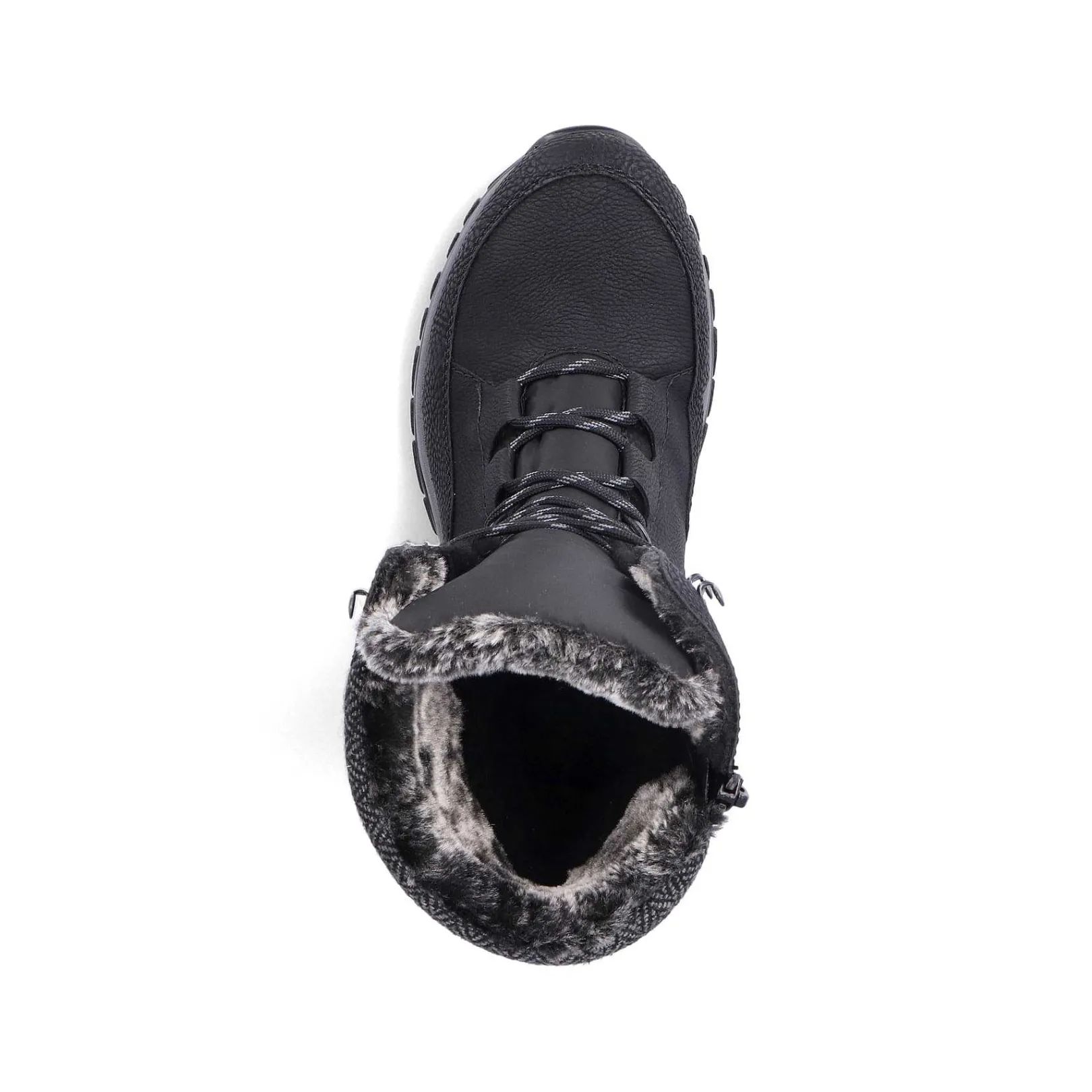 Discount Women'S Corded Boots Deep Black Ladies Ankle Boots & Boots