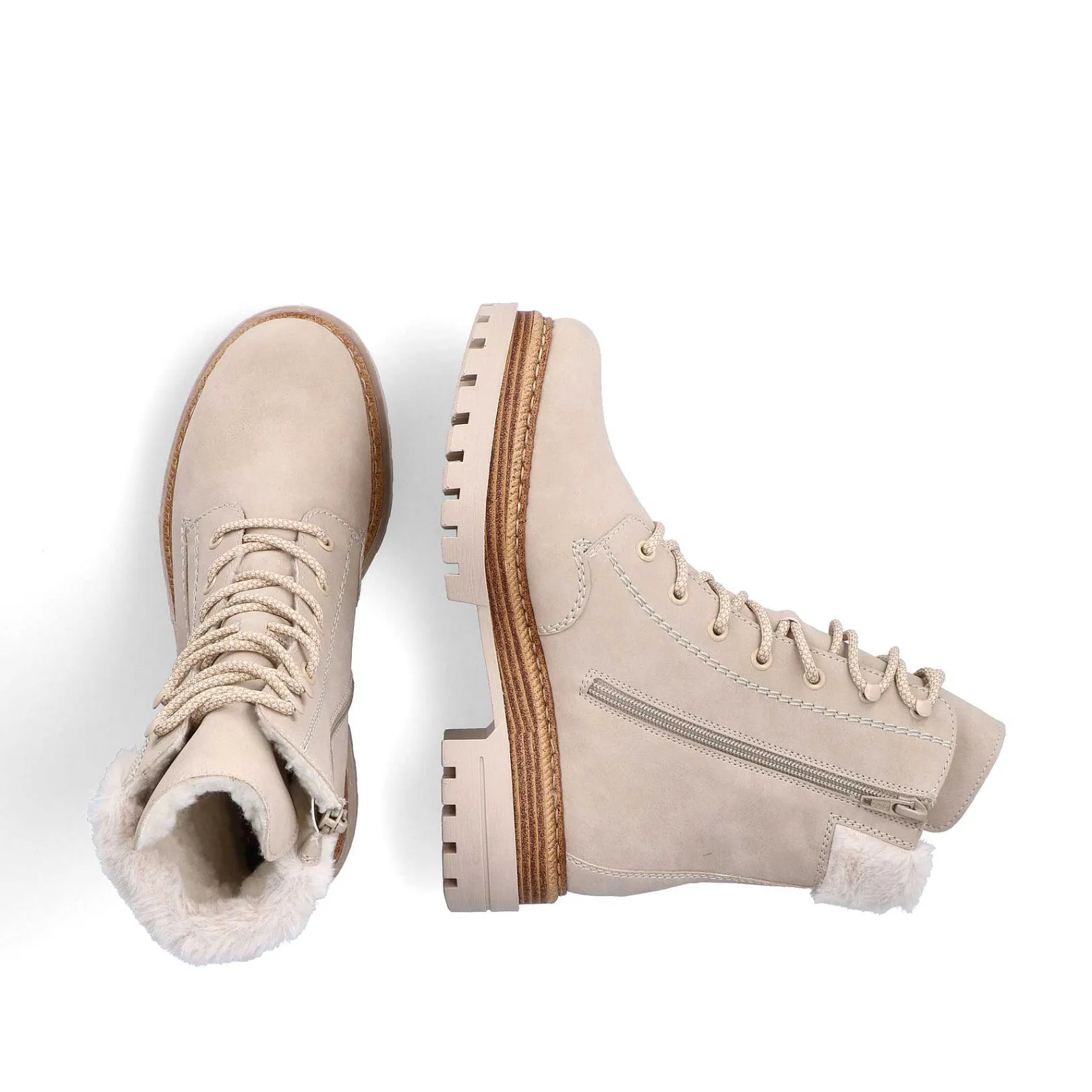 Hot Women'S Corded Boots Sand Beige Ladies Ankle Boots & Boots