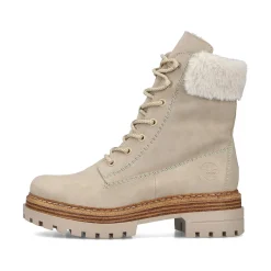 Hot Women'S Corded Boots Sand Beige Ladies Ankle Boots & Boots
