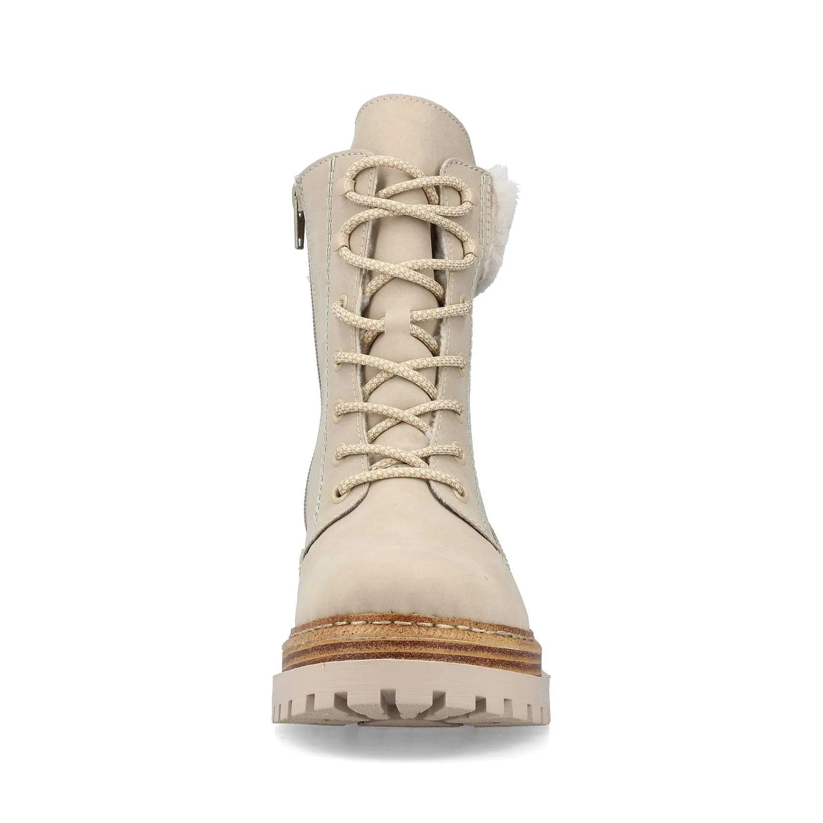 Hot Women'S Corded Boots Sand Beige Ladies Ankle Boots & Boots