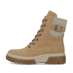 Women'S Corded Boots Camel Brown Ladies Ankle Boots & Boots